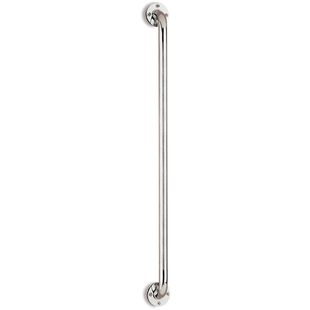 Wall Grab Bar 32" Chrome With Knurled Handle