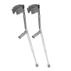 Aluminum Forearm Crutches, Adult, 250 Lb