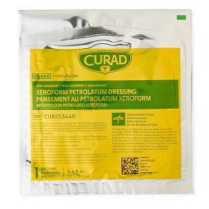 Xeroform Gauze Dressing, Curad, 4"x4", Sterile