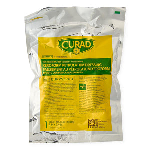 Xeroform Gauze Dressing, Curad, 4"x3 Yard, Sterile