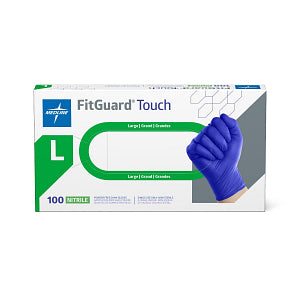 FitGuard Touch Powder-Free Nitrile Exam Gloves, Size Large 100Ct