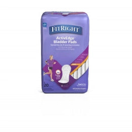 FitRight ActivEdge Bladder Control Pad, Light, 3.5" x 9"