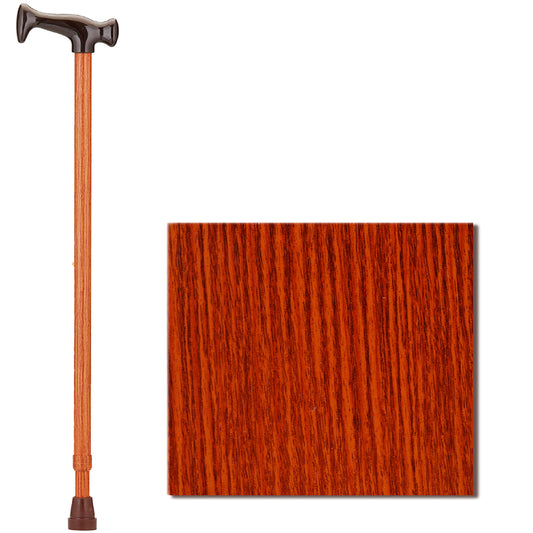Cane T-Grip Walnut Grain