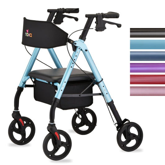 Star 8" WB Rollator Diamond Blue