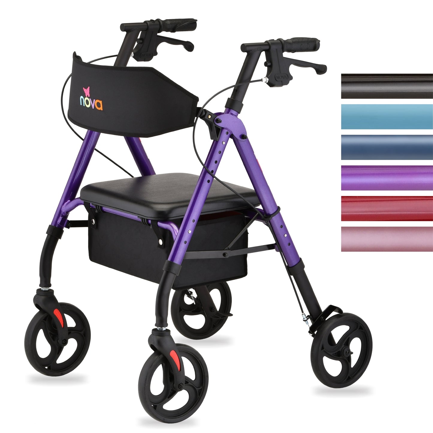 Star 8" WB Rollator Purple