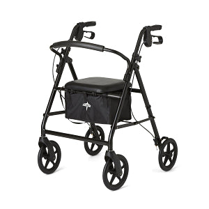 Steel Rollator with 8" Wheels, Black