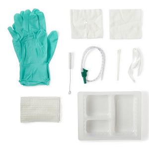 Trach Suction Tray, 14Fr, Whistle Tip Catheter