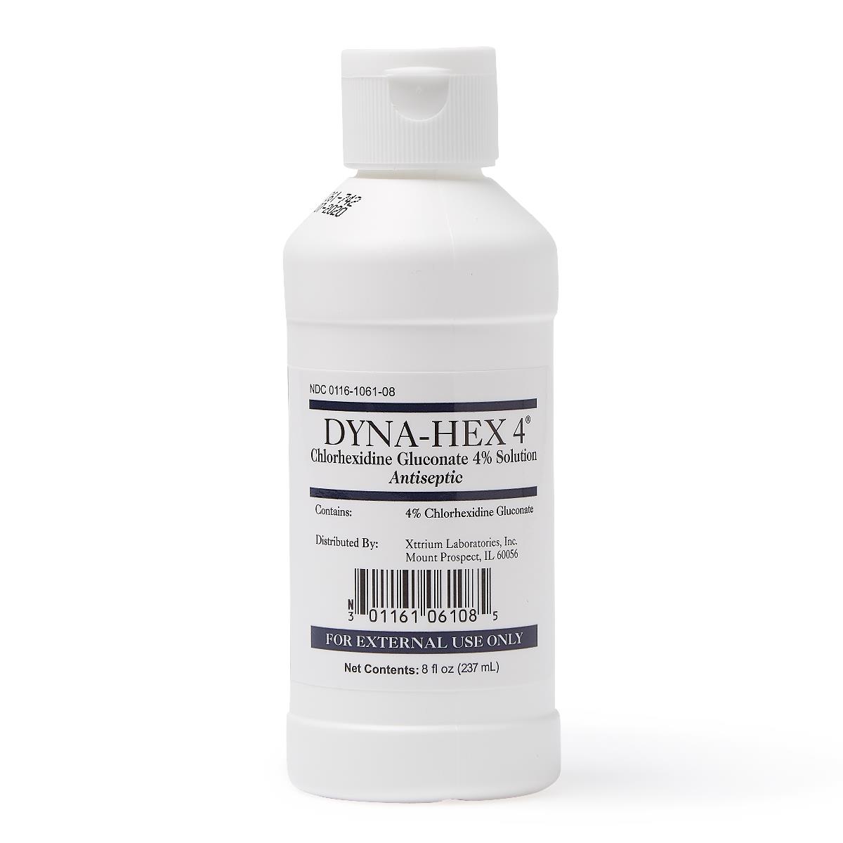 DynaHex 4% CHG Antiseptic, 8oz Bottle