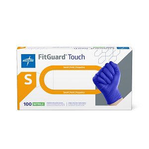 FitGuard Touch Powder-Free Nitrile Exam Gloves, Size Small 100Ct