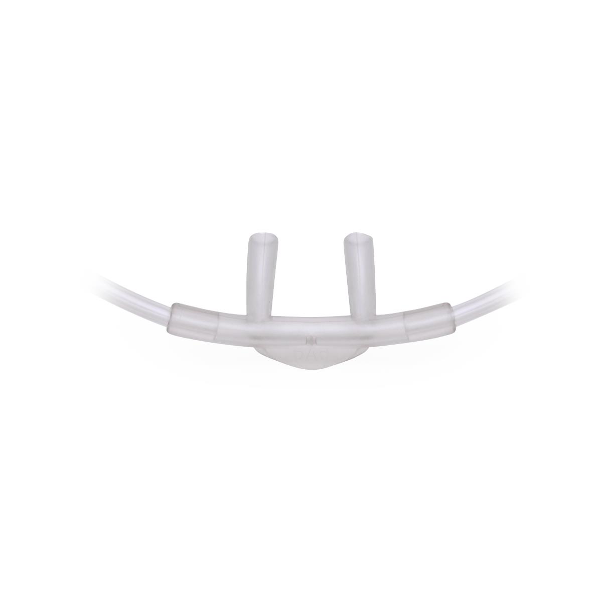 Over-the-Ear O2 Nasal Cannula with Curved Tip, Adult, 7' Tubing