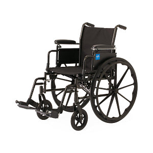 K3 Guardian 18" Wide Wheelchair, Height-Adjustable Desk-Length Arms and Swing-Away Footrests