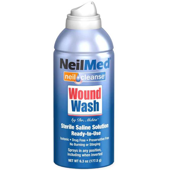 NeilMed Saline Wound Wash, 6.3oz