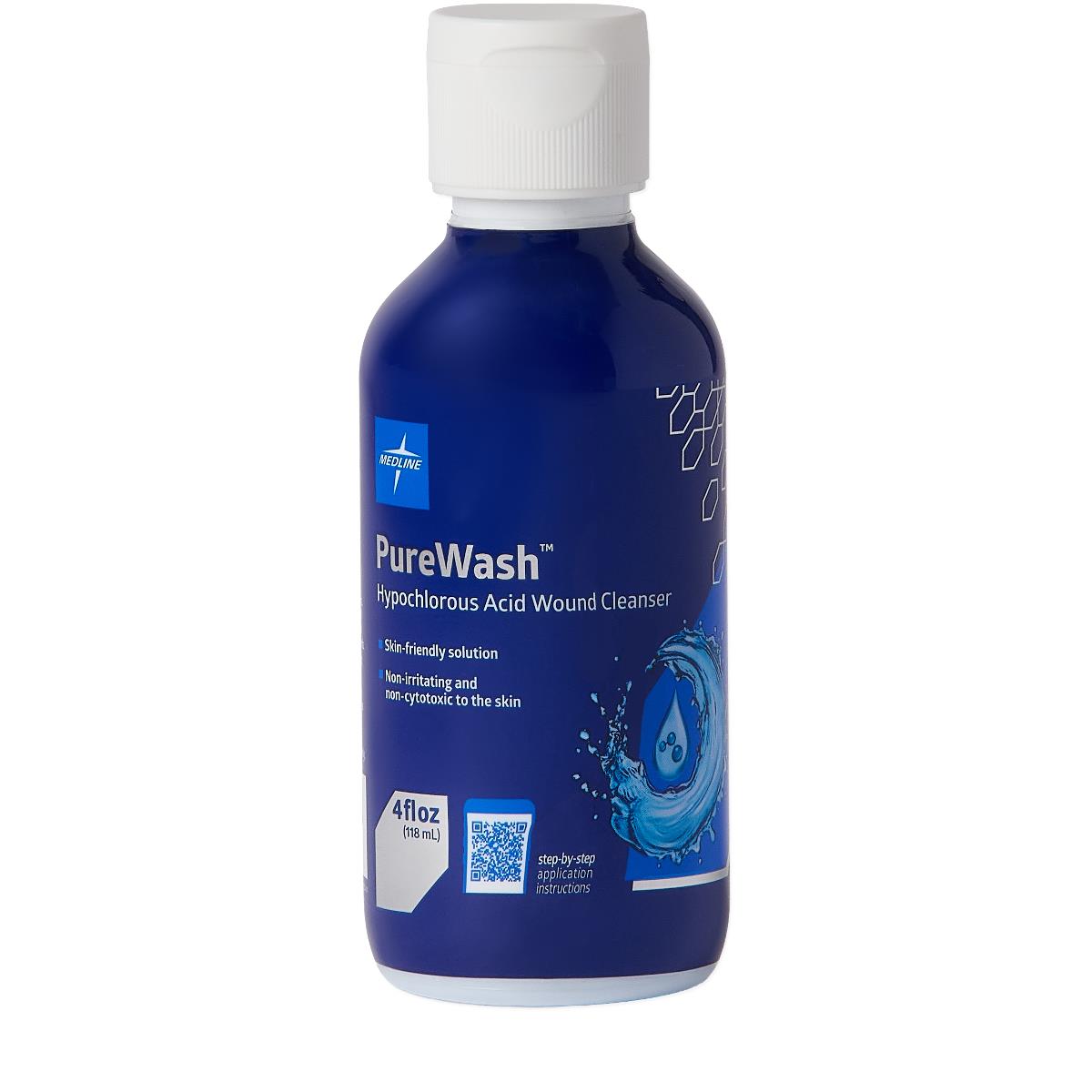 PureWash Wound Cleanser, 4 oz. Pour Bottle with Flip Top Cap