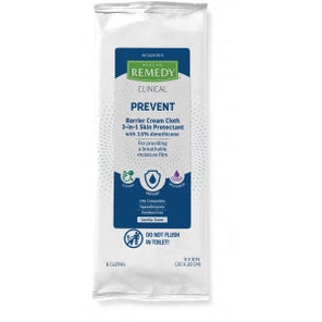 Remedy Clinical Prevent Barrier Cream Cloth, Vanilla Scent, 8/pk